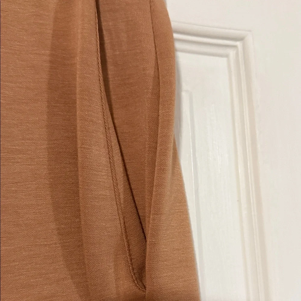Magaschoni Tan Wide-Leg Pants - Picture 5 of 9